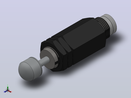 HRB系列液压缓冲器[HRB-C2015-S]正等轴测缩略图