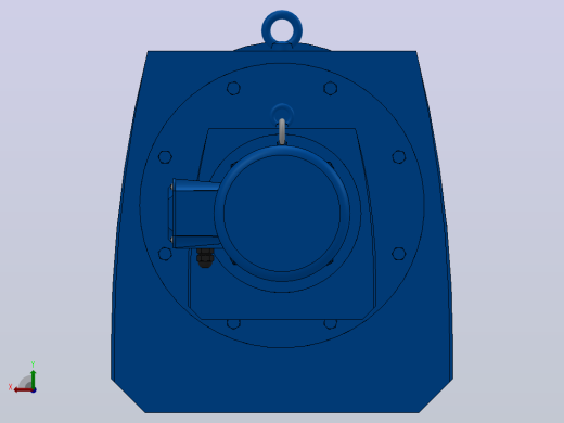 RF147R87法兰轴伸式组合型斜齿轮减速机RF147R87-Y3-4P-100-M1-0°-Φ550后视缩略图