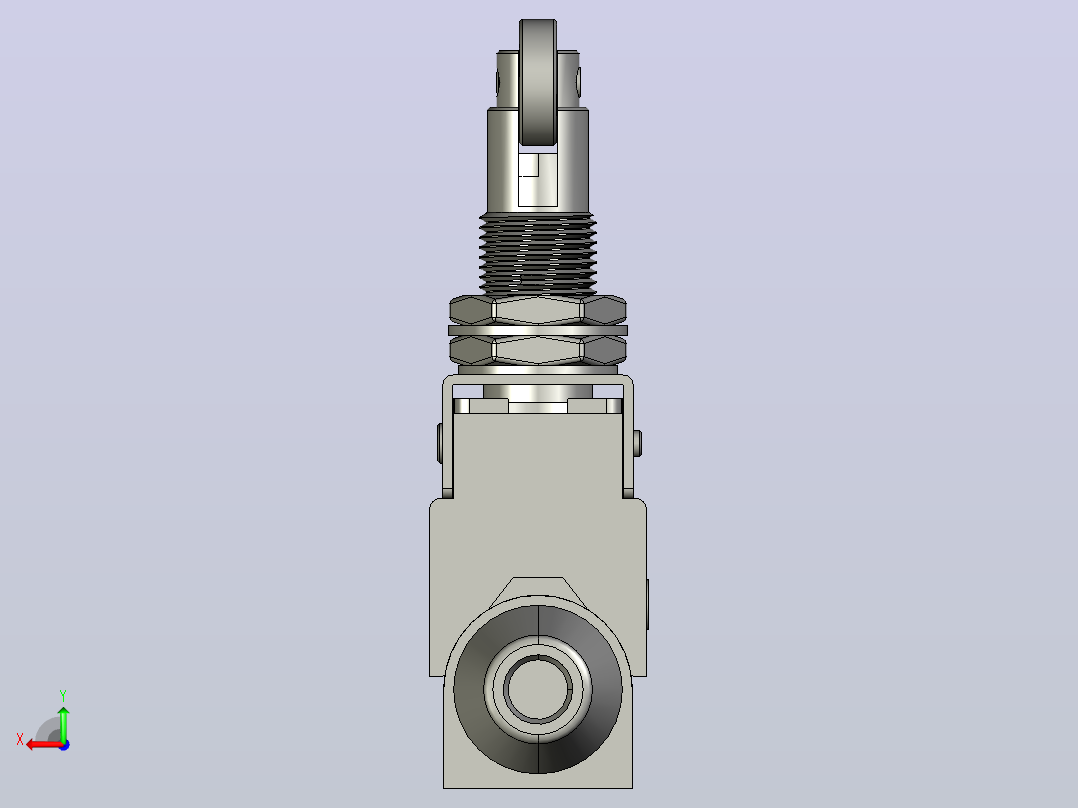 行程开关传感器TZ-7311后视图