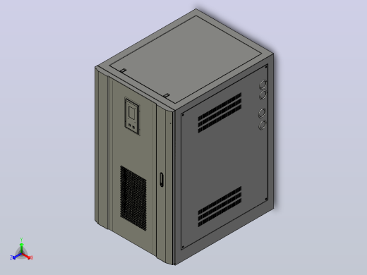 TNSZ-180～320柱式交流自动稳压器三维模型202010