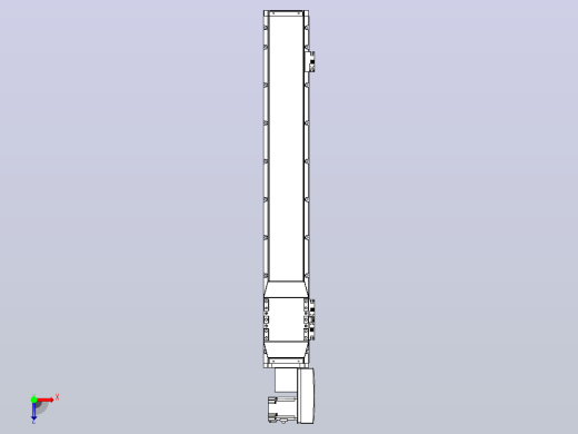 机器人皮带驱动直线轴TPA-GCB-120-P70-L650-QR-M20-N3俯视缩略图