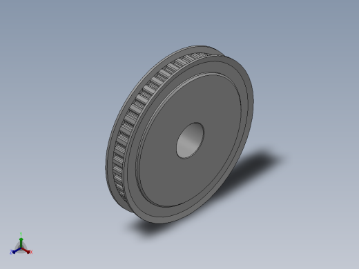 标准型梯形齿同步带轮XL型_SXLHC-44-025-dc16-A