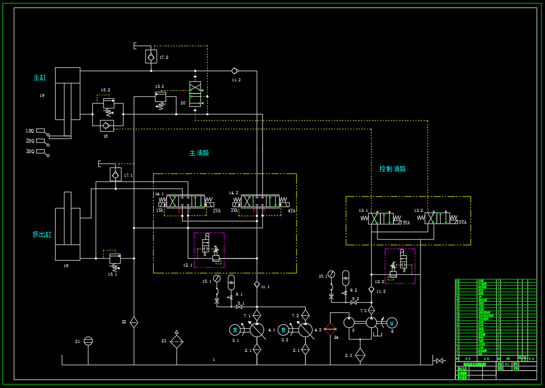 液压机泵站设计（SW+CAD+说明书）