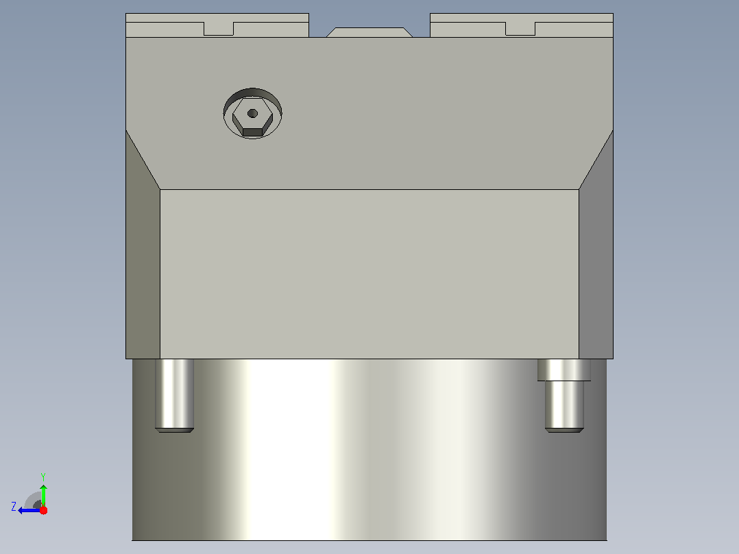 气动夹紧系统SCHUNK-0405260 KSF plus 100, 0右视图