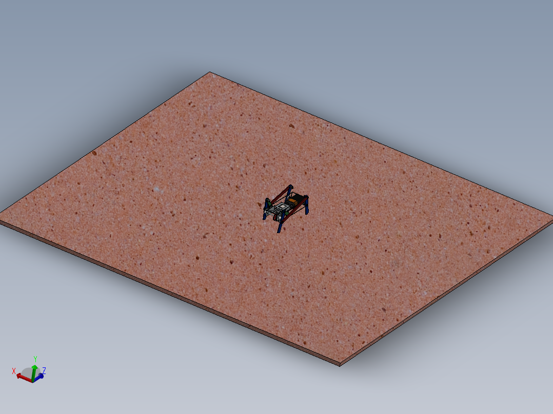 行走机器人3D模型