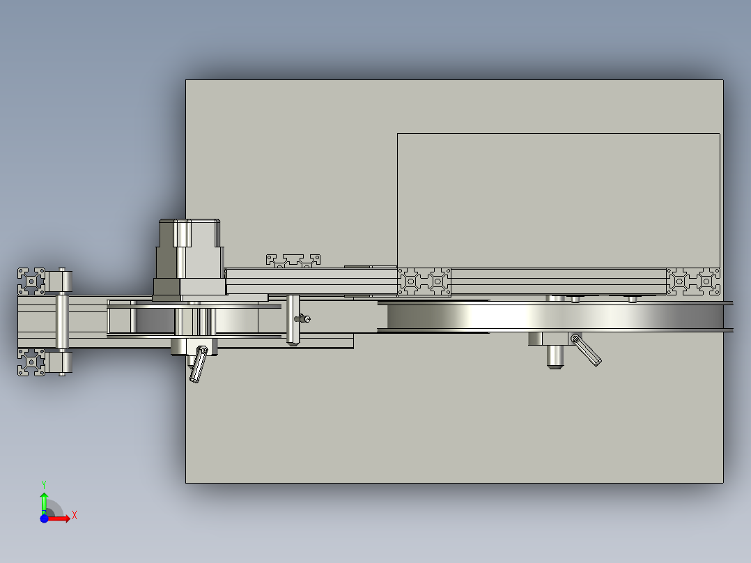 放料机3D模型前视图