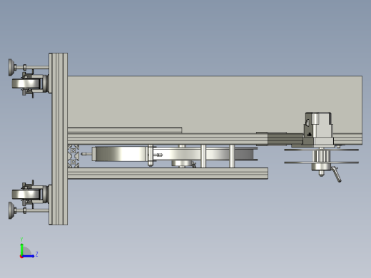 放料机3D模型左视缩略图