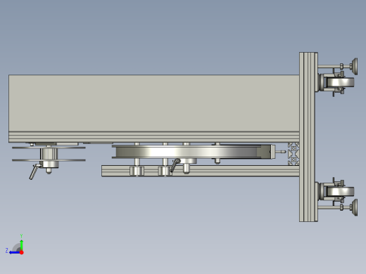 放料机3D模型右视缩略图