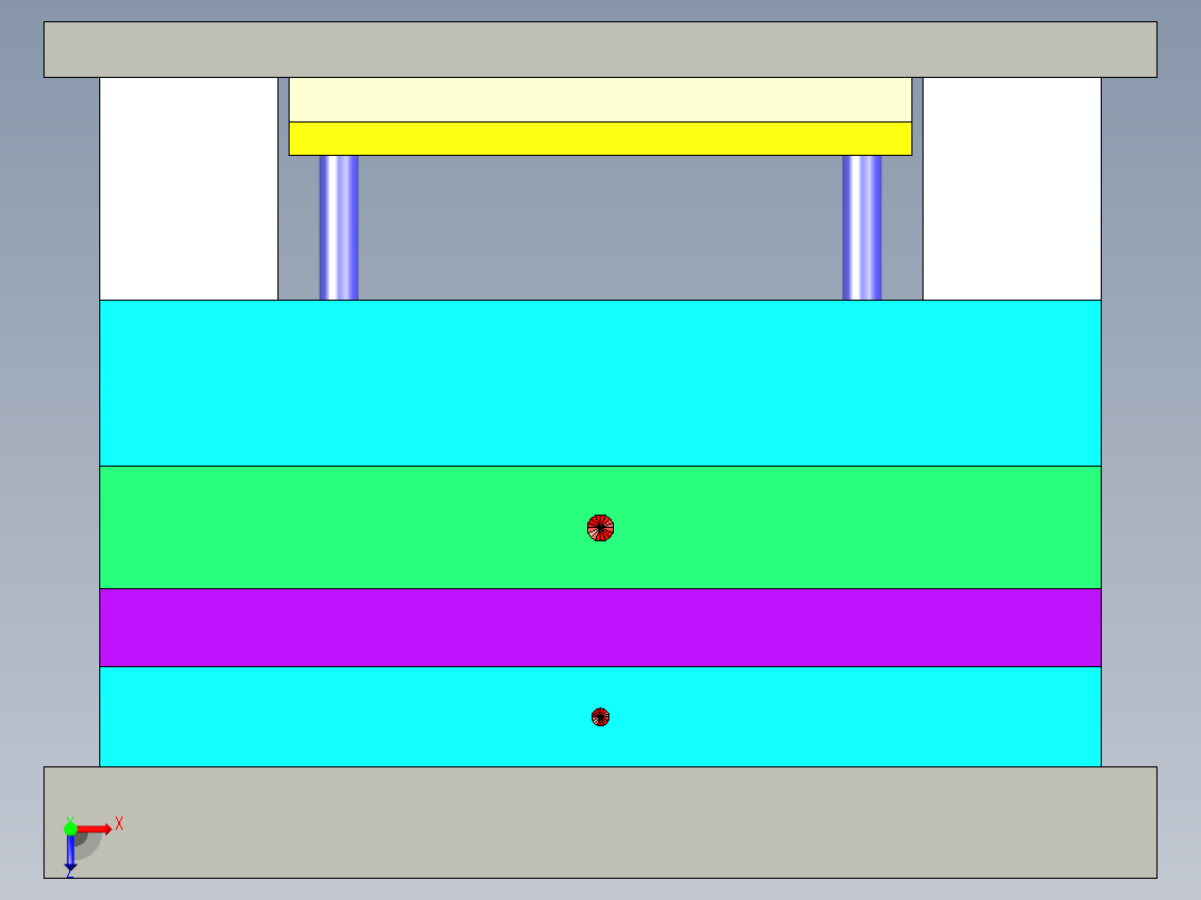 模架图库（STEP俯视图