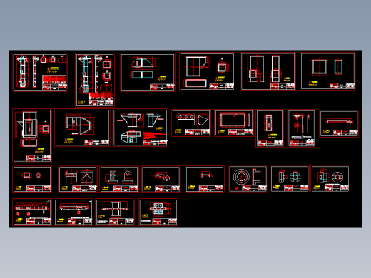 D250斗式提升机全套图(已修改为尺寸可现)