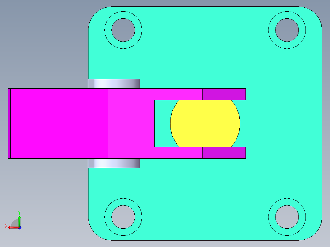 气动小勾爪17后视图
