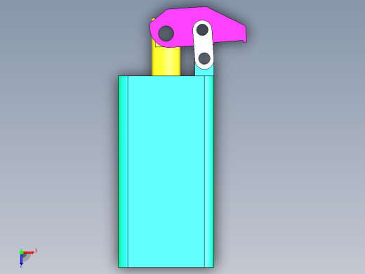 气动小勾爪17俯视缩略图