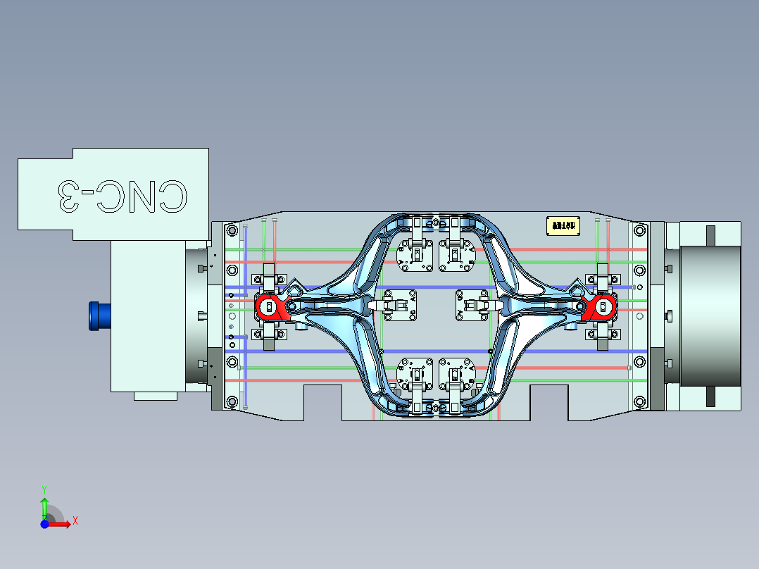 4.道奇下摆臂夹具前视图