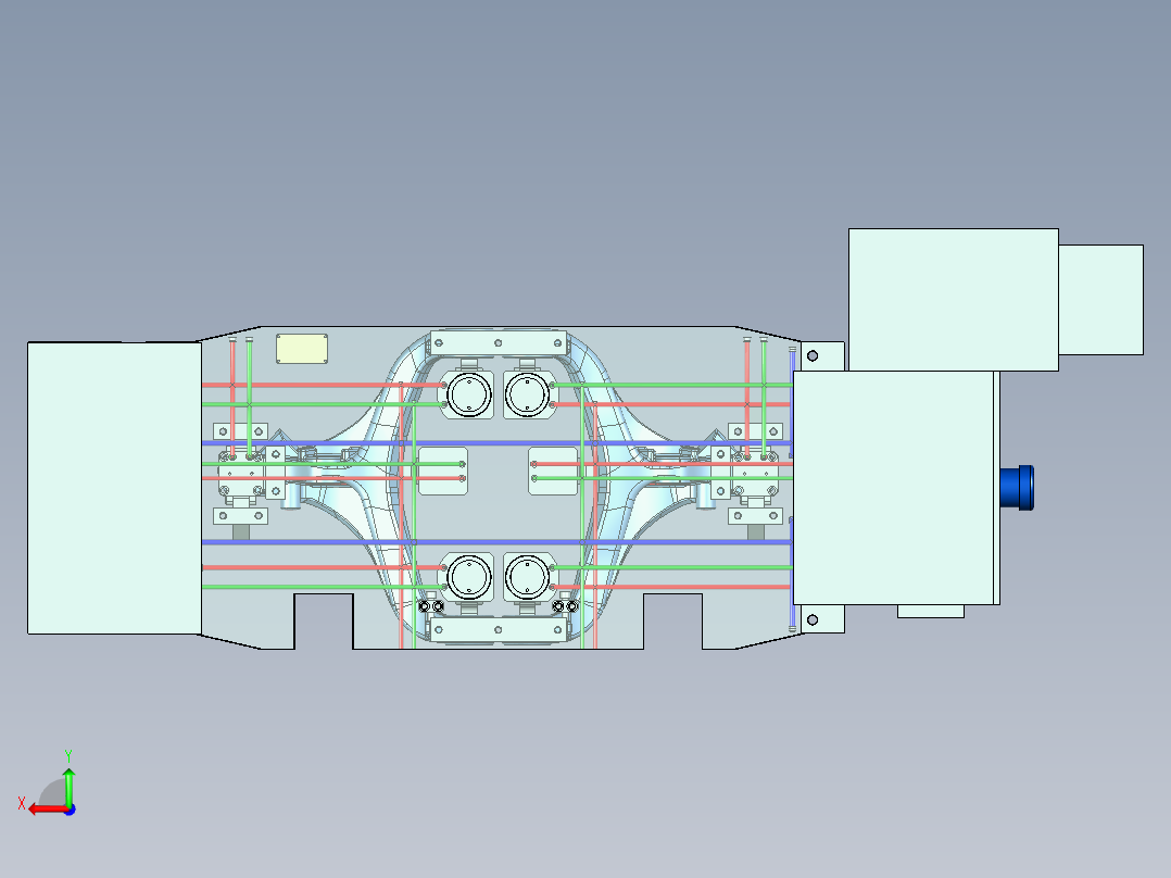 4.道奇下摆臂夹具后视图