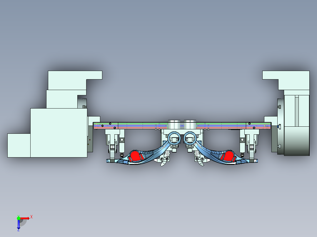 4.道奇下摆臂夹具俯视图