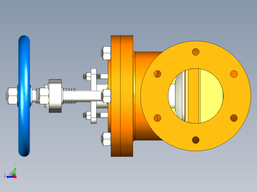 阀门设计右视缩略图