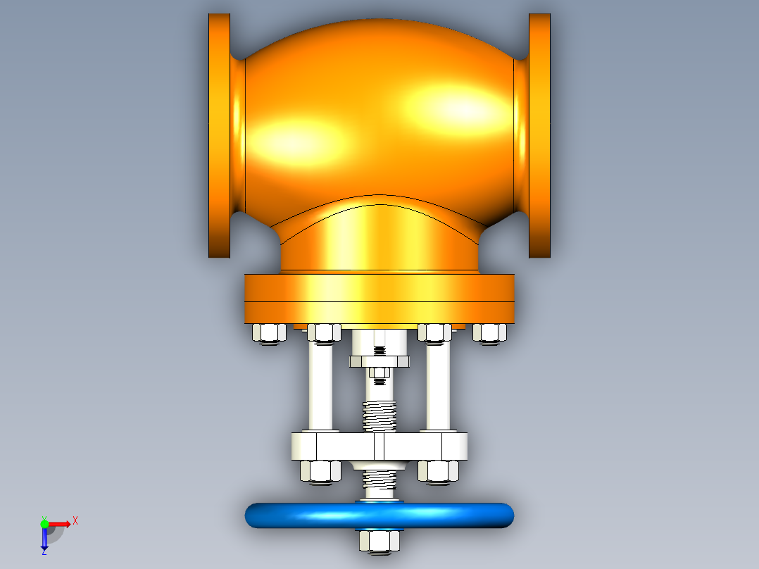 阀门设计俯视图