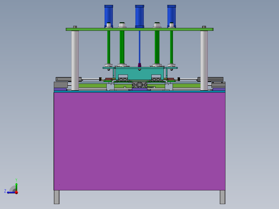 新型散热器叠压机设（全部结清）右视图