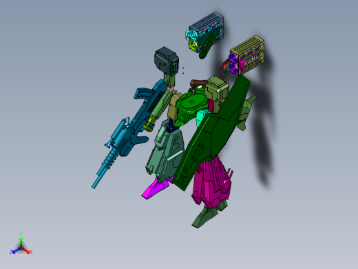 机动战士能天使强袭敢达手办