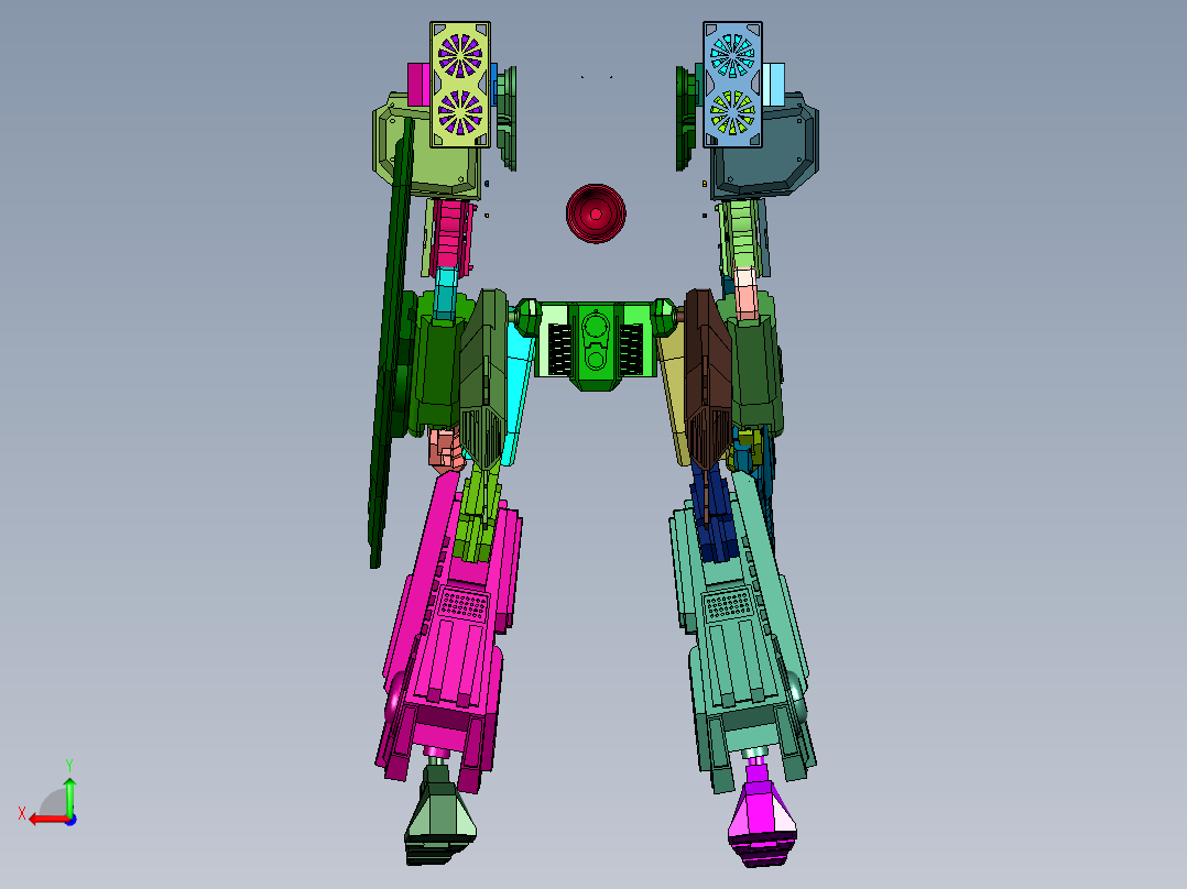 机动战士能天使强袭敢达手办后视图