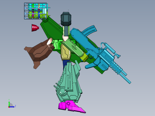 机动战士能天使强袭敢达手办左视缩略图