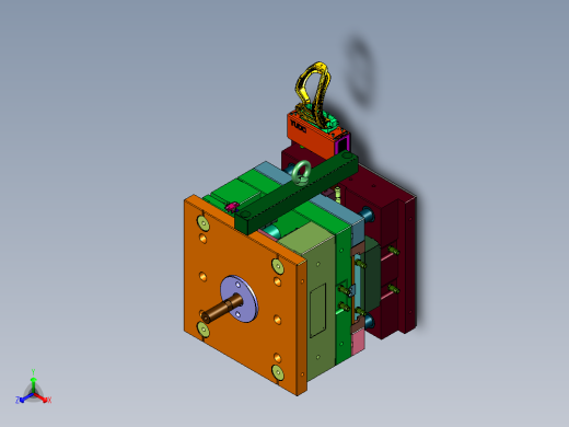 护目镜防风眼睛框注塑模具