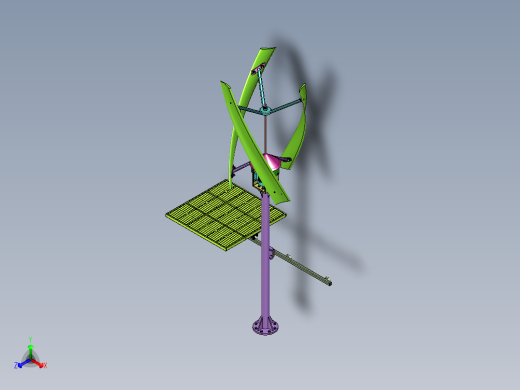 户外风能风力发电太阳能两用风光互补