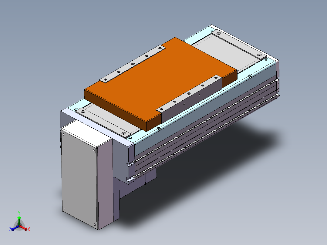 MCH丝杆全封闭MCH22-BM-750W主视图