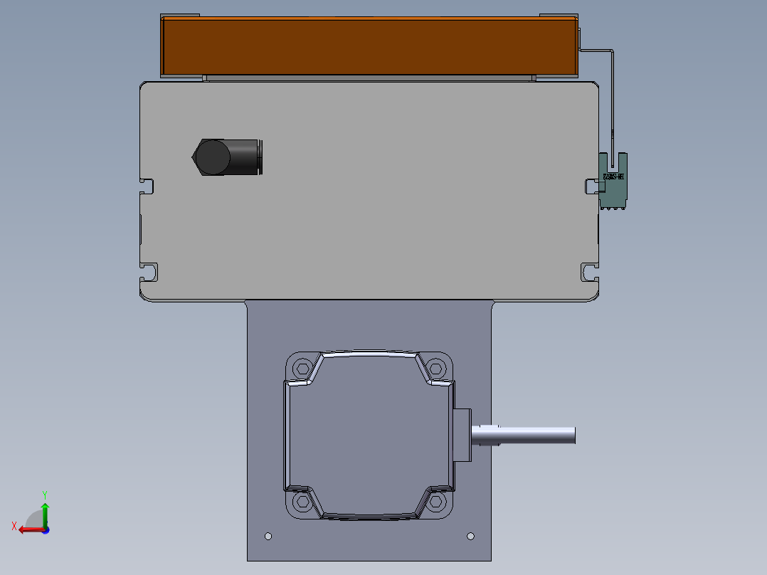 MCH丝杆全封闭MCH22-BM-750W后视图