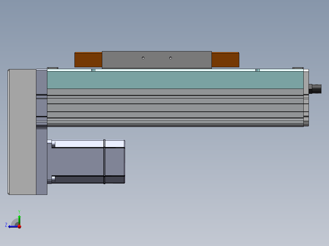 MCH丝杆全封闭MCH22-BM-750W右视图
