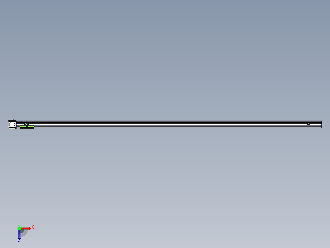 同步带滑台-半封闭B13-L90-S2850-L-Z86-D3俯视图