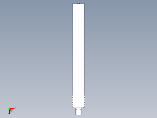 东锦丝杆传动-直线滑台模组DH270-C-L10-S2050-BC-T1000W-C3俯视缩略图