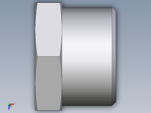 卡套式工业通用硬管接头EO_Blanking_plug_for_tube_ends_ROV15L71X俯视缩略图