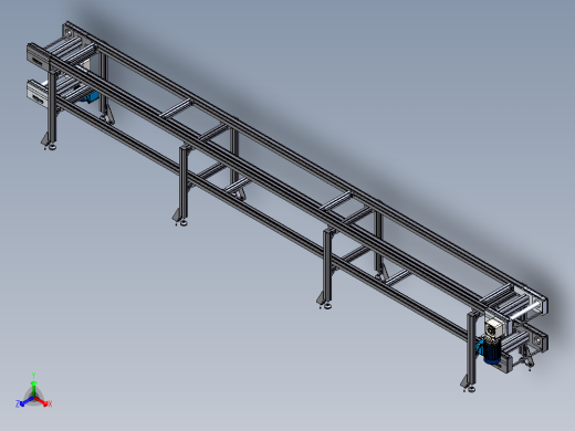 平皮带480×480mm正等轴测缩略图