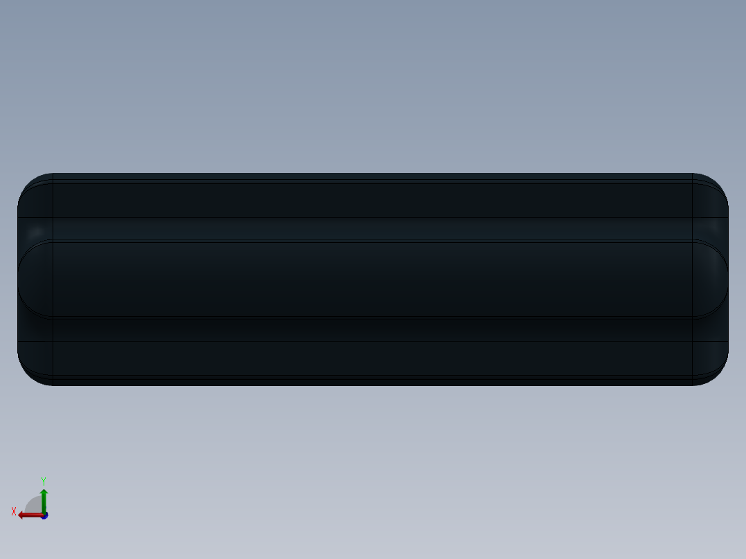 乐高机械组车桥-3704 Black Technic Axle 2.SLDPRT后视图