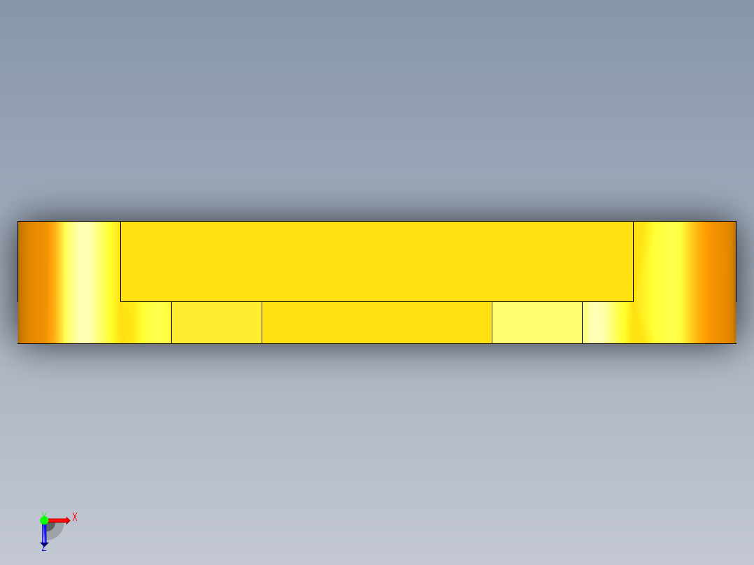 吊扣级进模设计（CAD图+UG三维+说明书+工作动画）俯视图