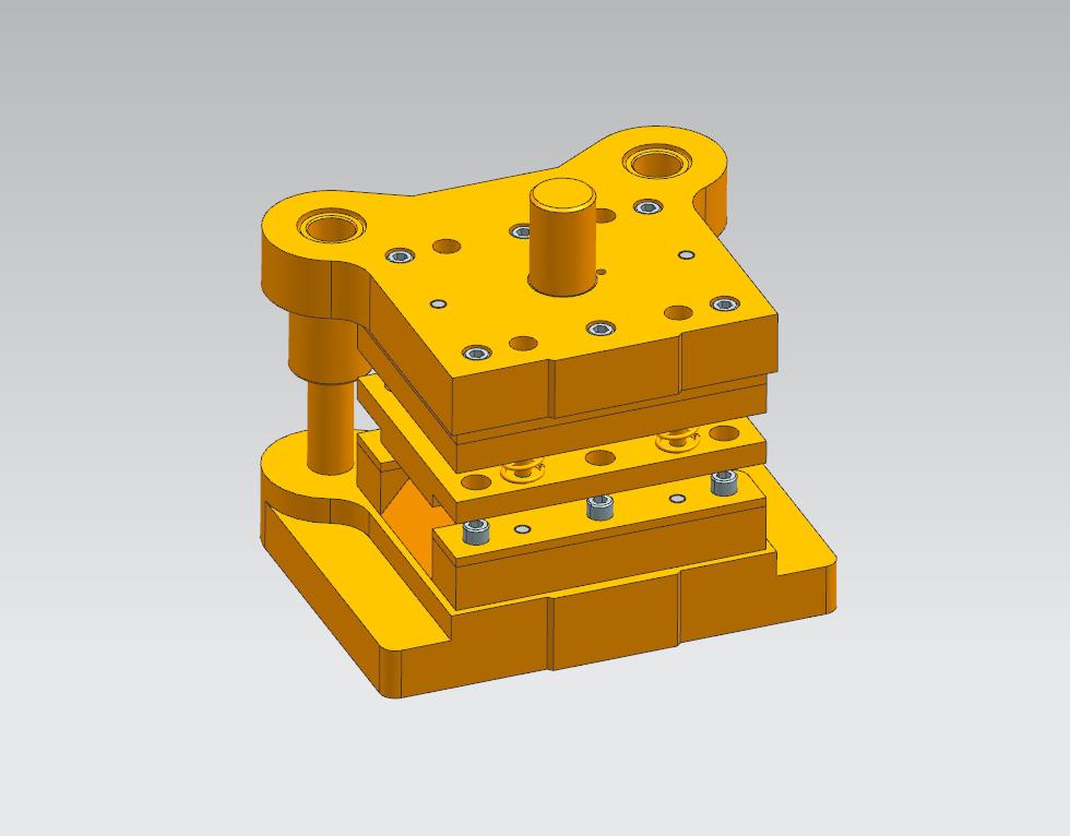 吊扣级进模设计（CAD图+UG三维+说明书+工作动画）