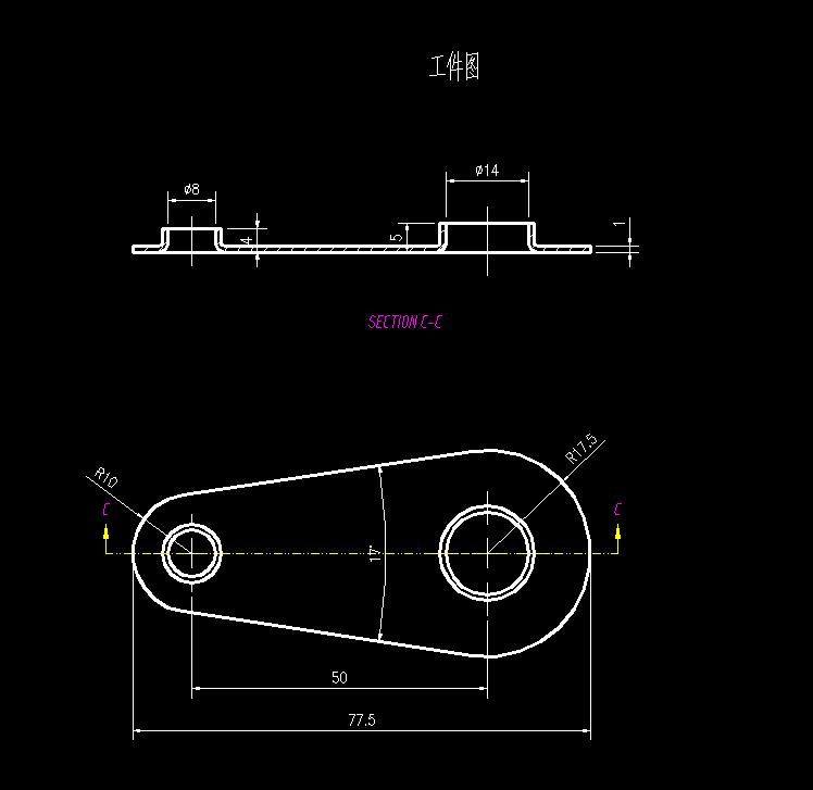 吊扣级进模设计（CAD图+UG三维+说明书+工作动画）
