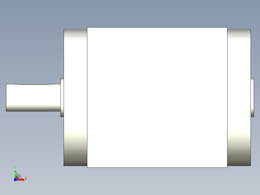 换向器PW90单轴 PGH90-L2 19-70-90-M6.stp前视图
