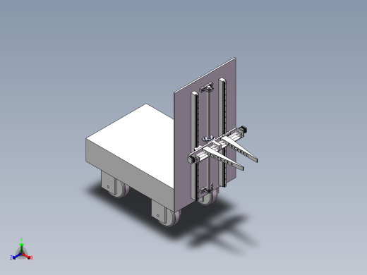 物流机器车正等轴测缩略图