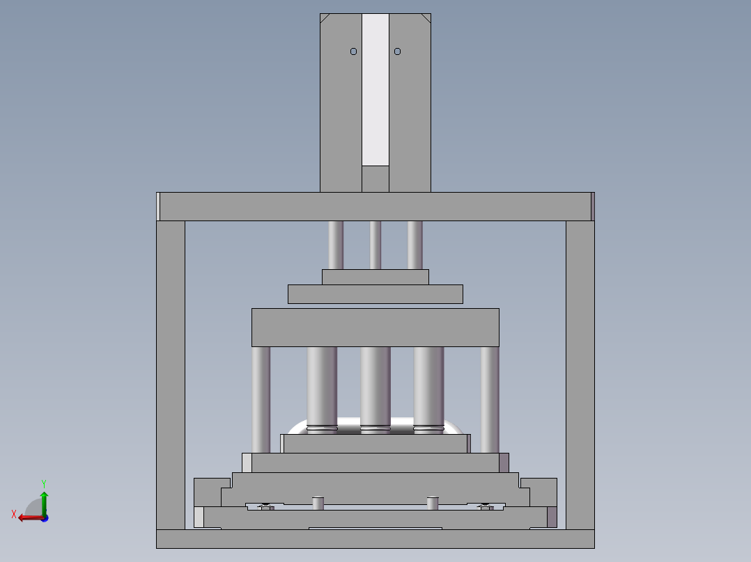 电路板切断设备后视图