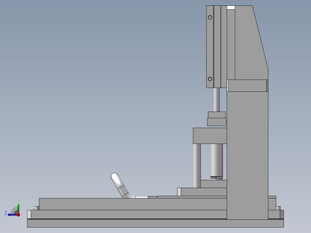 电路板切断设备右视图