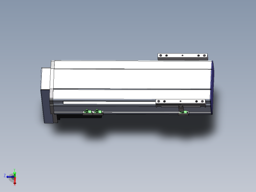 电动滑台模组SDM175下折模型