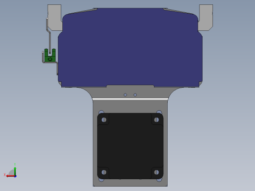 电动滑台模组SDM175下折模型后视缩略图