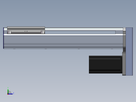电动滑台模组SDM175下折模型左视缩略图