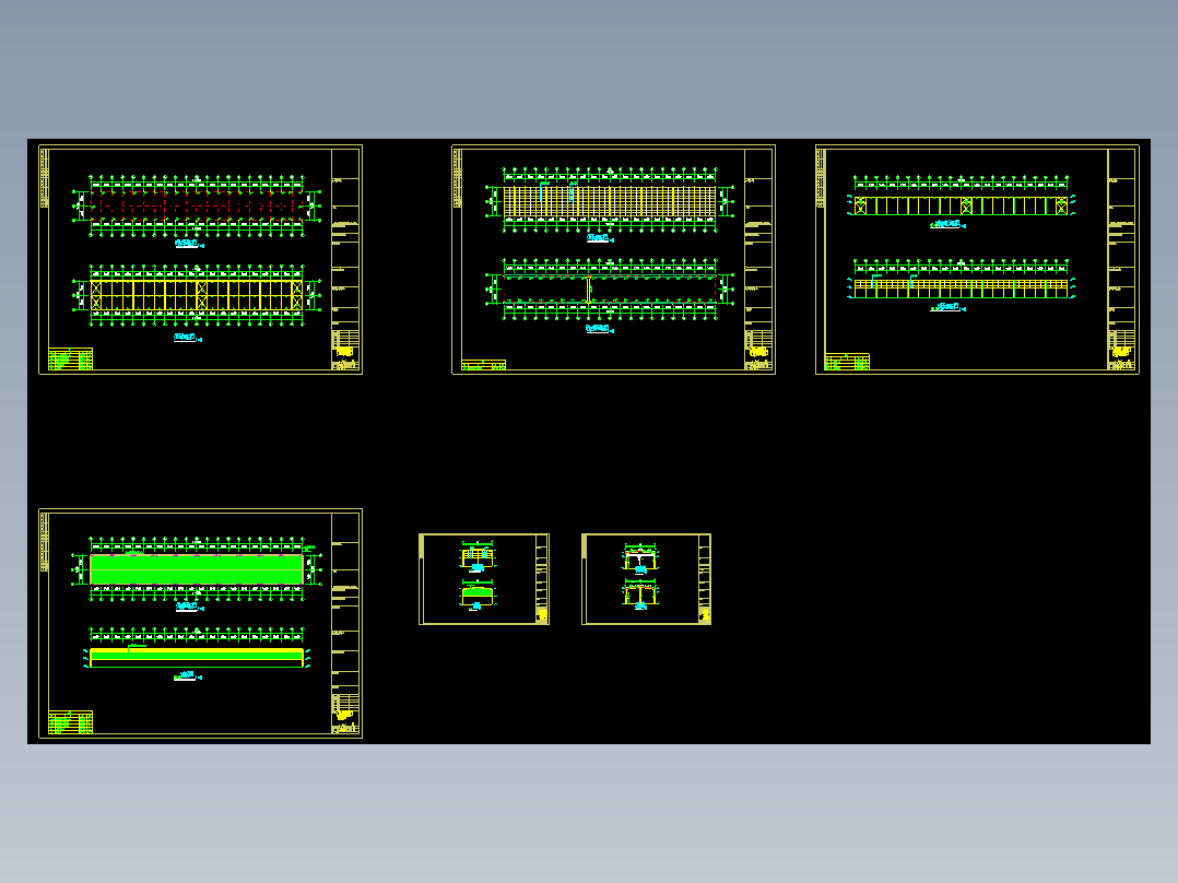某石材公司钢结构工程CAD图
