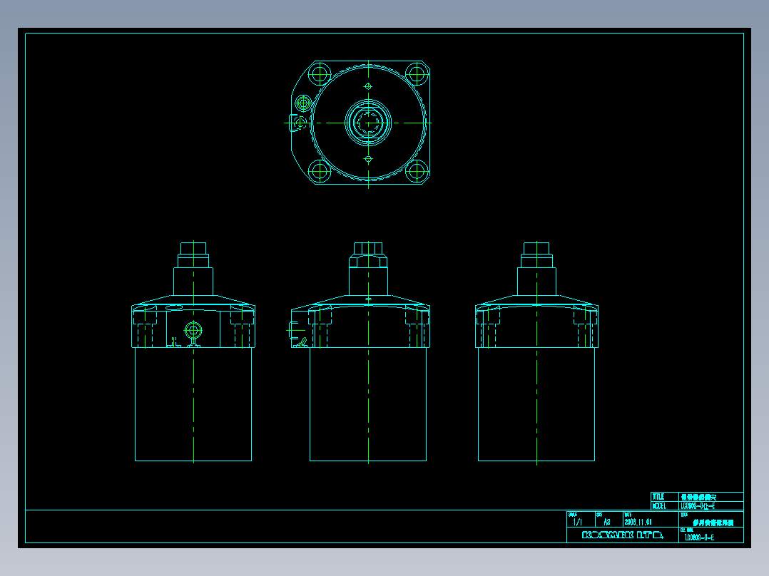 KOSMEKLC0902-Gx-E_rev1多系列多零件图纸模型多系列多零件图纸模型