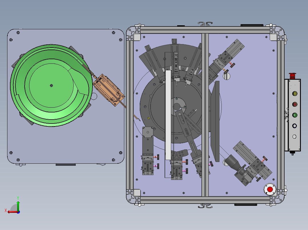 玻璃转盘检测机 CCD检测机sw18可编辑后视图