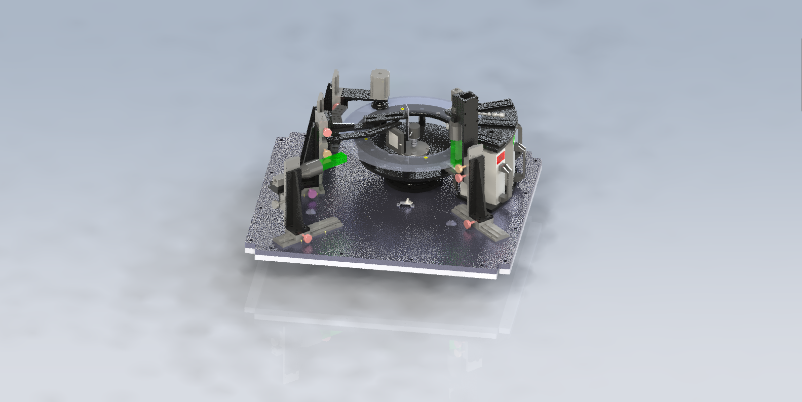 玻璃转盘检测机 CCD检测机sw18可编辑