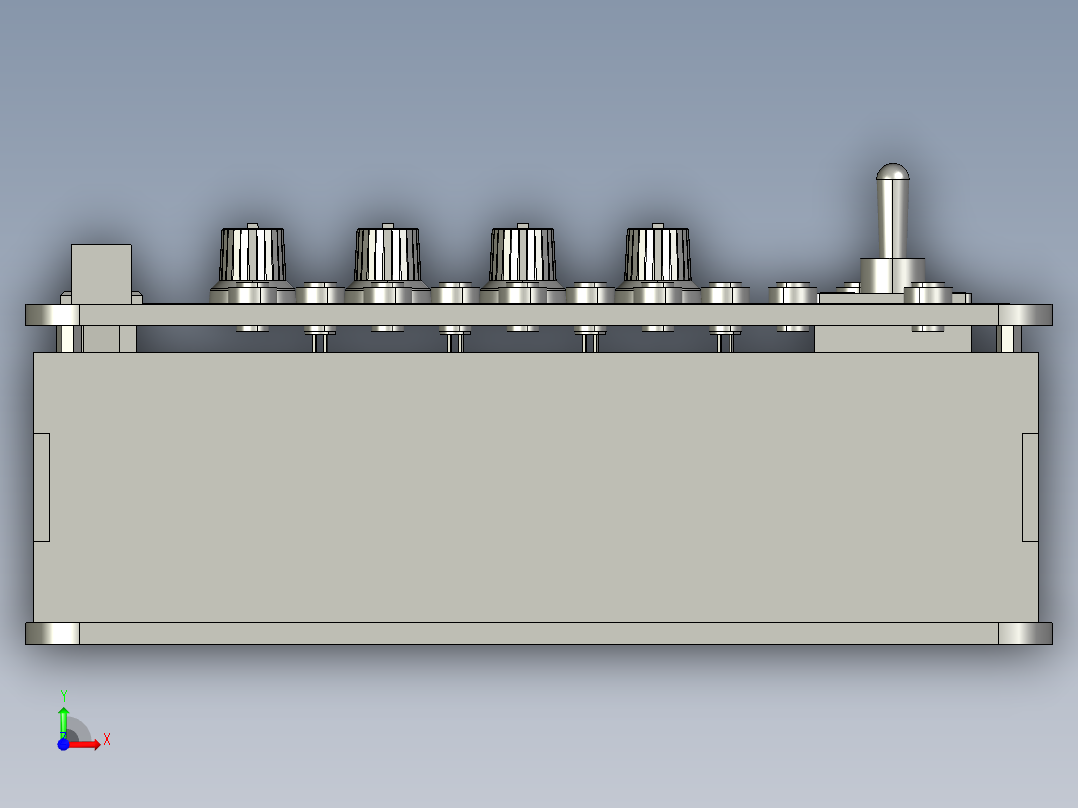 MicroAutoBox微型自动控制箱前视图